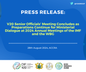 V20 Senior Officials Meeting Concludes